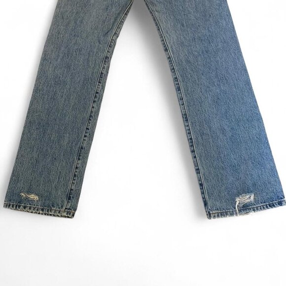 Women's Levi's 501 Straight Leg Jeans - Picture 5 of 6